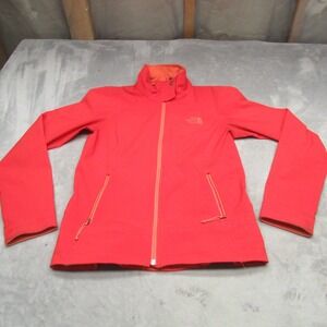 North Face Jacket Womens Small Red Celentito 2 Softshell Wind Resistant Hiking